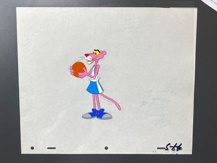 The Pink Panther Show (1970) - 1 Original Animation Cel og Tegning af The Pink Panther