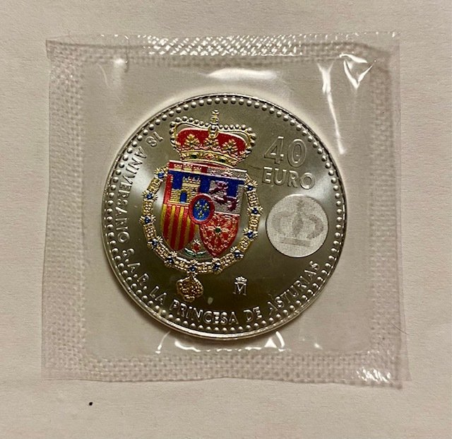 Spanien. 40 Euro 2024 "Princesa Leonor"  (Ingen mindstepris)