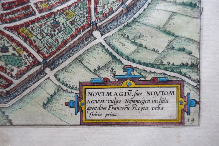 Holland - Nijmegen; WJ Blaeu / L Guicciardini - Novimagiu, sive Noviomagum (...) - 1612