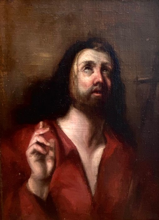 Scuola napoletana (XVIII) - Retrato de Cristo