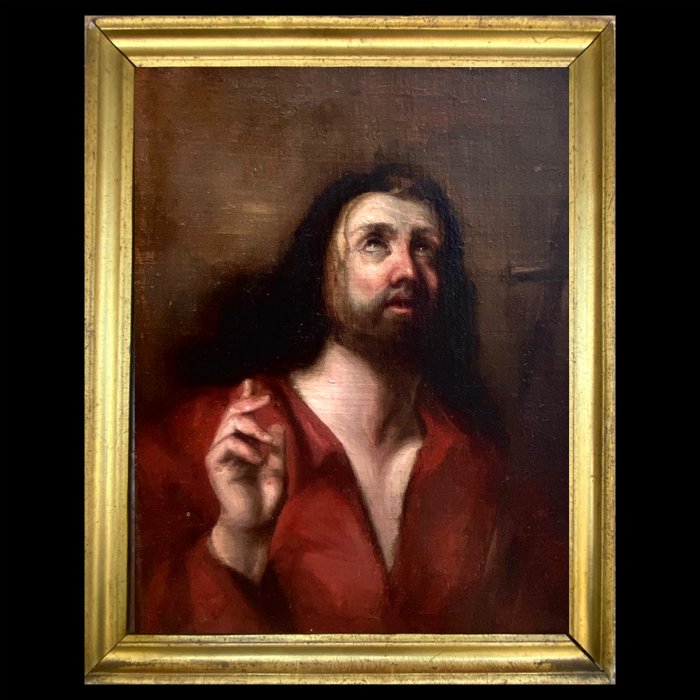 Scuola napoletana (XVIII) - Retrato de Cristo