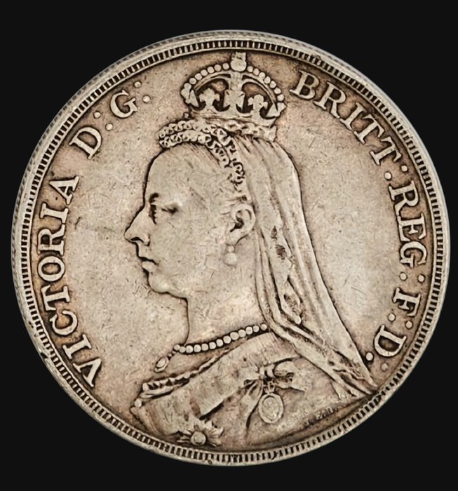 Storbritannien. Victoria (1837-1901). Crown 1890  (Ingen mindstepris)