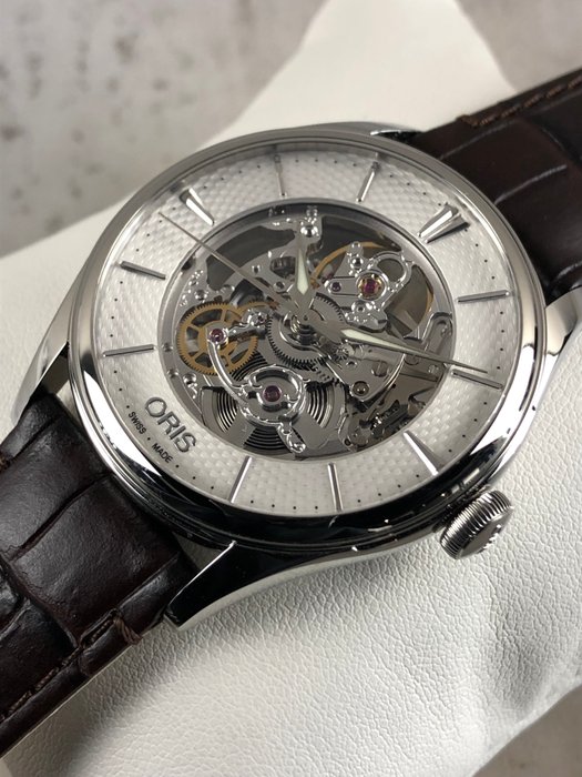 Oris - Artelier Translucent Skeleton Automatic - 01 734 7721 4051-07 5 21 65FC - Mænd - 2011-nu