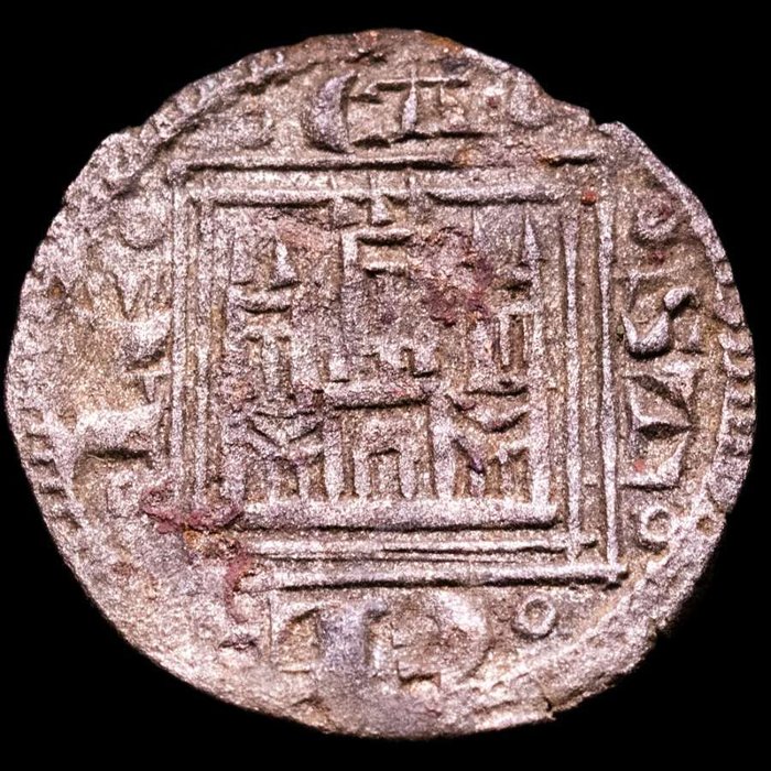 Spanien - middelalder. Alfonso X (1252-1284). Obolo España - Alfonso X (1252-1284) obolo de vellón (0,51g. 13 mm.). Sin marca de ceca.  (Ingen mindstepris)