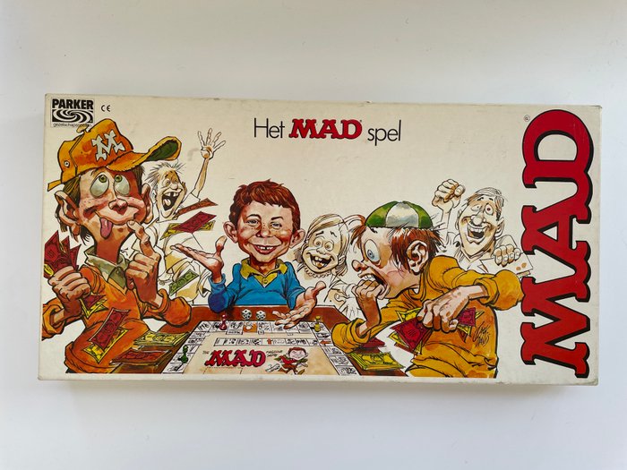 Het MAD spel Board game - Kenner Parker Benelux - 1979