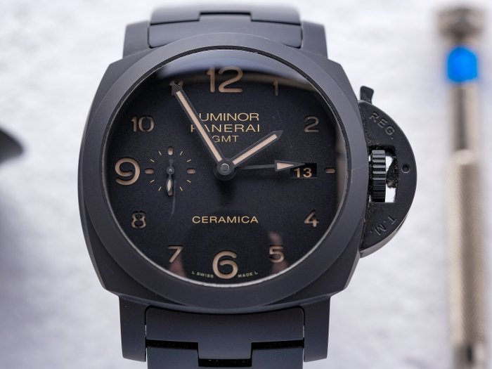 Panerai - Tuttonero Luminor 1950 GMT - PAM00438 - Mænd - 2011-nu