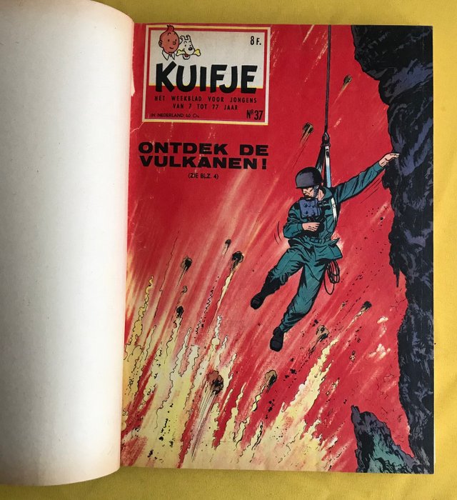 Kuifje (magazine) - Verzamelalbum 45 - Vlaamse uitgave - 1 Album - Første udgave - 1959