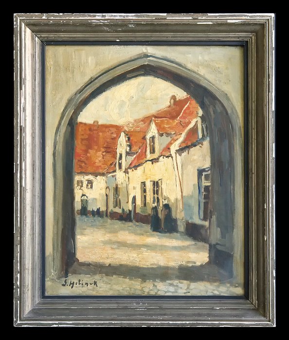 Gustave Helinck (1884-1954) - Le béguinage