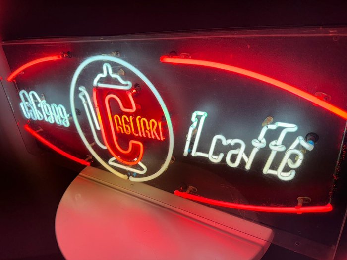 Filo Neon light sign, Caffè Cagliari - Lysskilt - plexi