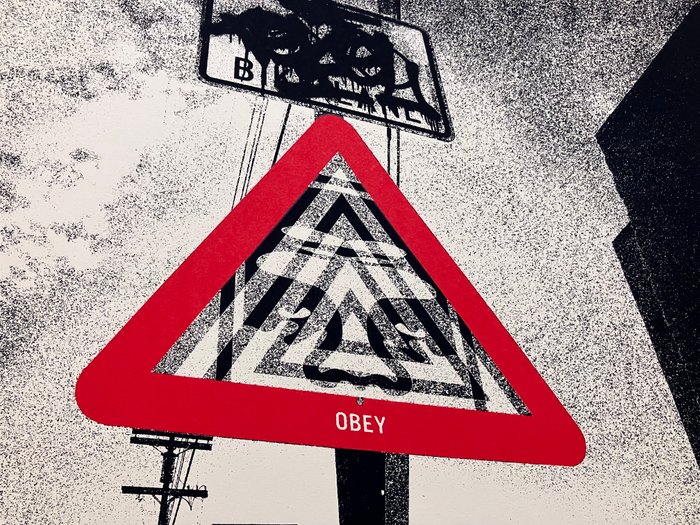 Shepard Fairey (OBEY) (1970) - Warning Signs