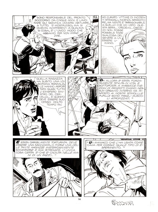 Brindisi, Bruno - 3 Original page - Dylan Dog #157 - "Il sonno della ragione" - 1999