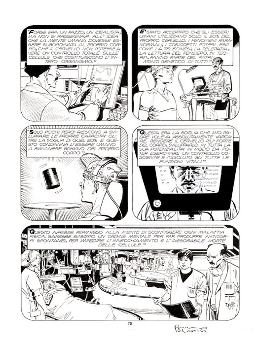 Brindisi, Bruno - 3 Original page - Dylan Dog #157 - "Il sonno della ragione" - 1999