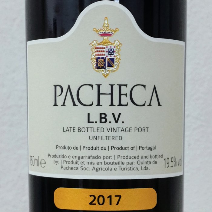 2017 Quinta da Pacheca - Late Bottled Vintage Port -  Porto  - 6 Flasker (0,75 L)