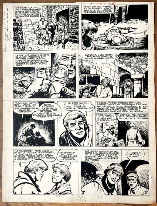 Sirius - 1 Original page - Les Timour T12 - Timour d'Ármor / Timoer de Kelt - 1960