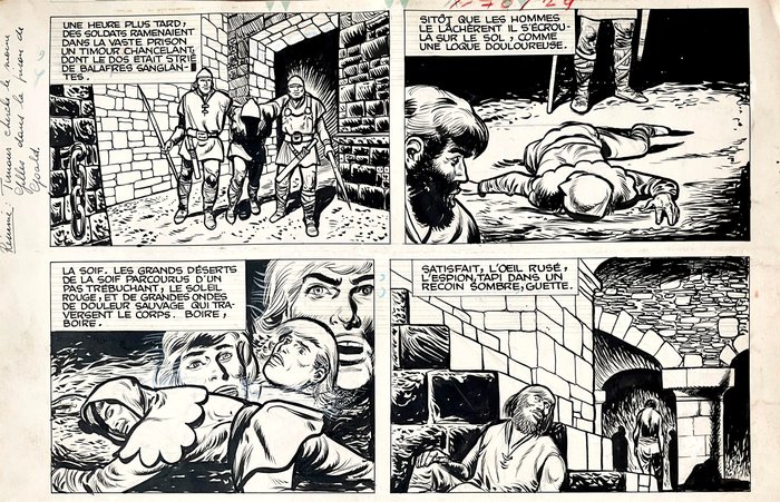 Sirius - 1 Original page - Les Timour T12 - Timour d'Ármor / Timoer de Kelt - 1960