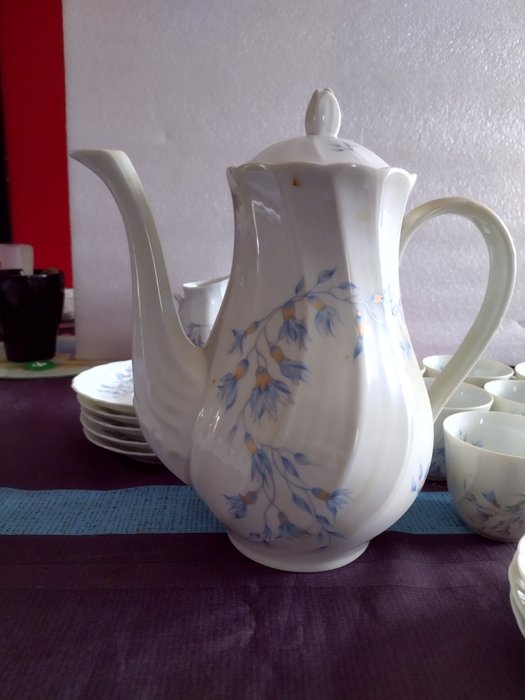 Bernardaud  Co. Limoges - Kaffeservice (18) - aline - Porcelæn