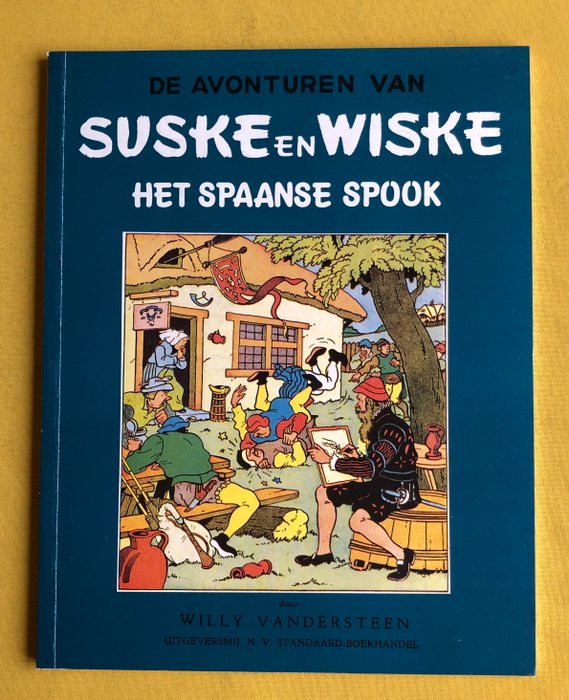 Suske en Wiske - Dirk Vermeirre bibliofiele uitgave - Het Spaanse spook - Gedrukte handtekening Willy Vandersteen - 1 Album - Begrænset og nummereret udgave - 1990