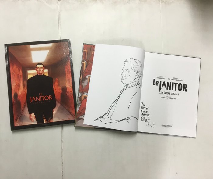 Le Janitor - Intégrale + T5 + Dédicace - 2x C - 2 Albums - 2017/2022