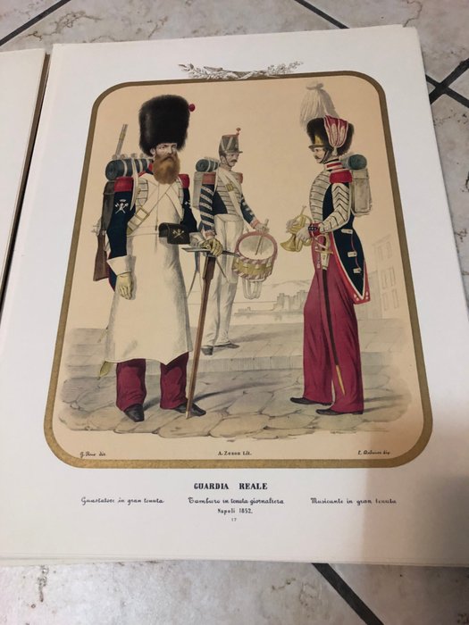 Zezon - AA.VV. - Tipi Militari dei differenti Corpi che compongono il Real Esercito e l'Armata di Mare di S. M. il Re - 1941