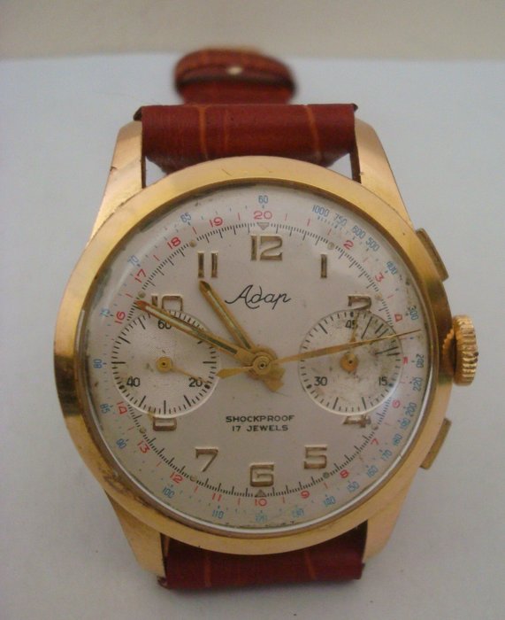 Adap Landeron cal 248 - Split-Seconds Chronograph - Ingen mindstepris - Unisex - 1960-1969