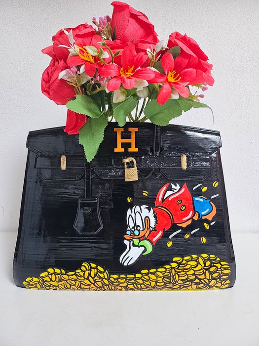 Munlu.art - Muntoni Luana - Hermēs bag - customized Uncle Scrooge $