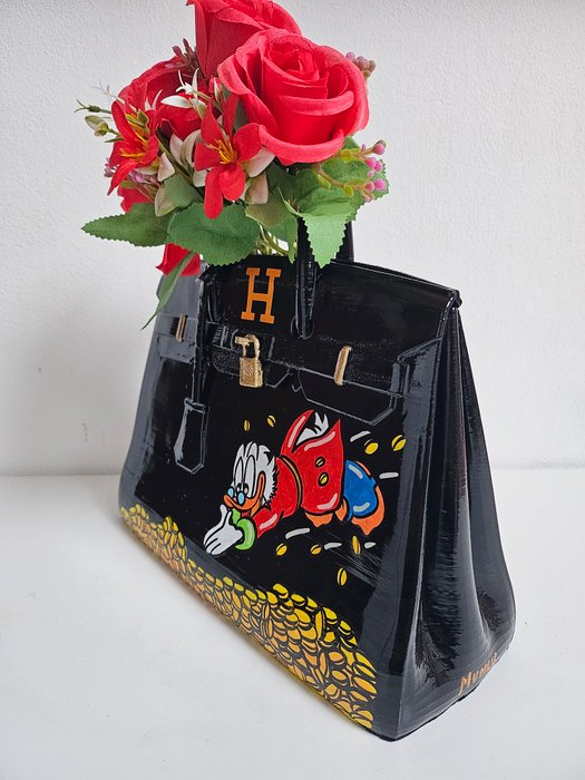 Munlu.art - Muntoni Luana - Hermēs bag - customized Uncle Scrooge $