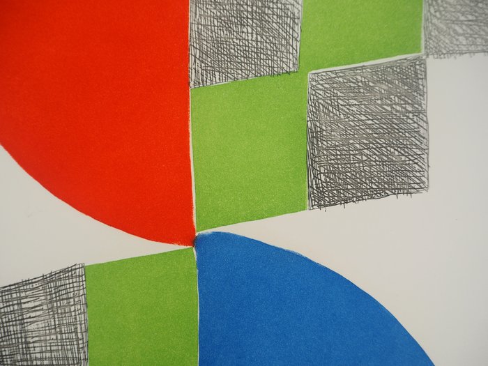 Sonia Delaunay (1885-1979) - Composition abstraite : Danse, rythme sans fin