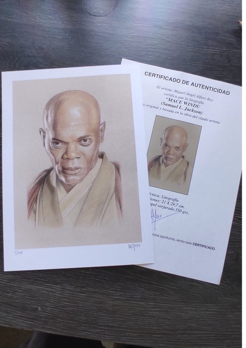 Miguel Ángel Alfaro Rey - Star Wars - Litografía Set of 5 - limited edition - New A4 - with Coa