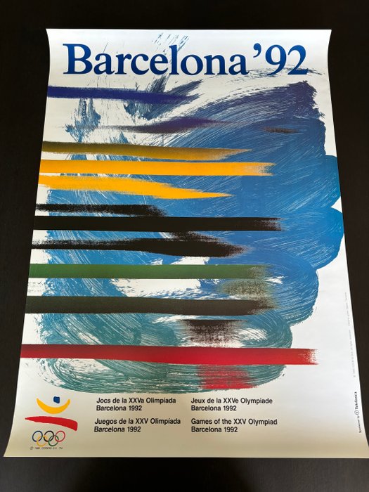 Saura / Torrente - Affiche originale Jeux olympiques Barcelone 1992 - 1990‹erne