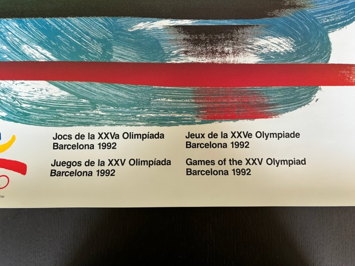 Saura / Torrente - Affiche originale Jeux olympiques Barcelone 1992 - 1990‹erne