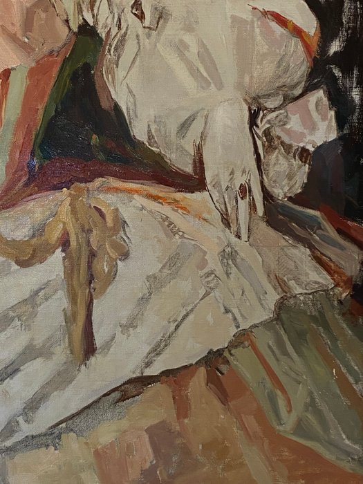 Joaquín Sorolla (1863-1923), After - María Guerrero, comédienne, dans le rôle de "La Dama Boba"