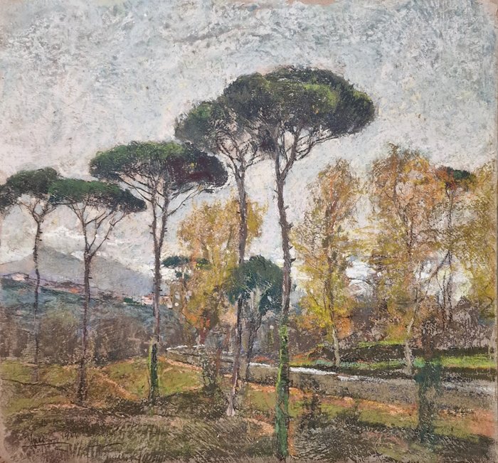 Giuseppe Casciaro (1863-1941) - Paesaggio