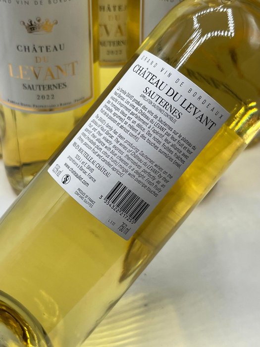 2022 Château du Levant - Sauternes - 6 Flasker (0,75 L)