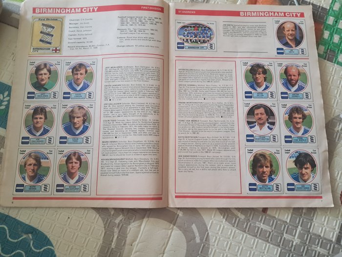 Panini - Football 82 UK - 1 Complete Album