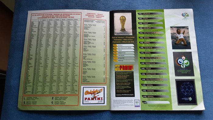 Panini - Germany 2006 World Cup - Italian edition - 1 Complete Album