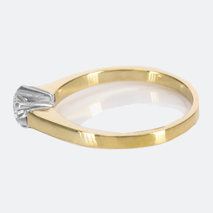 Ingen mindstepris - Designer jewellery - Ring - 14 karat Gulguld, Hvidguld -  0.38ct. tw. Diamant (Natur)  - Huscertifikat