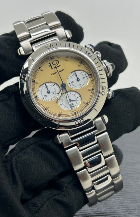 Cartier - Pasha Chronograph Safari - 4030 - Mænd - 1990-1999