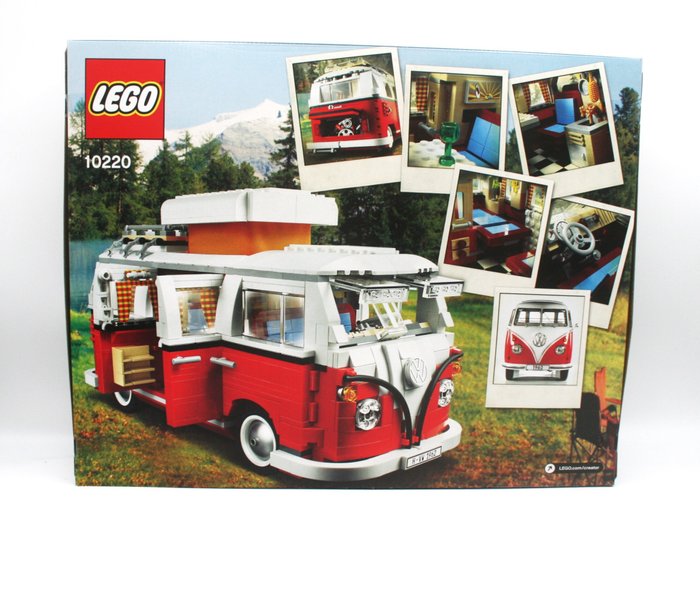 Modelbil - 10220 - LEGO Creator Expert Volkswagen T1 Camper Van 10220 Byggesæt (1334 stk.)