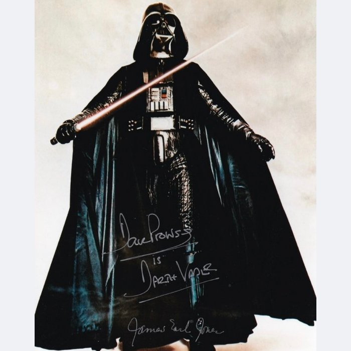 Star Wars - Signed by James Earl Jones (+) (Voice of Darth Vader)