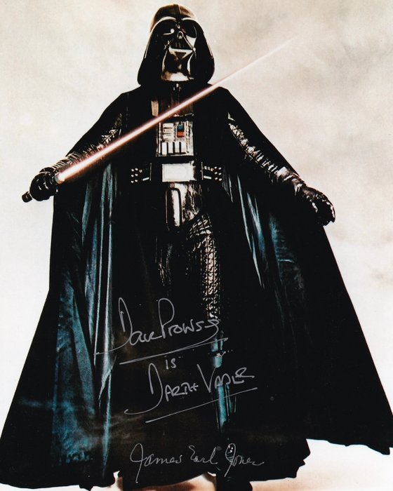 Star Wars - Signed by James Earl Jones (+) (Voice of Darth Vader)