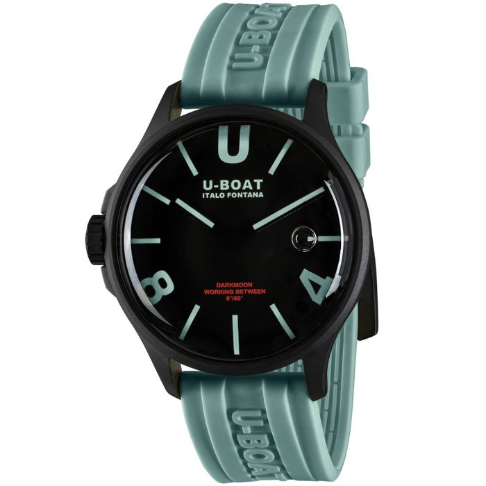 U-Boat - Watch Darkmoon 44 Aquamarine Curve Black PVD - BRAND NEW - 9526/A - Mænd - 2011-nu