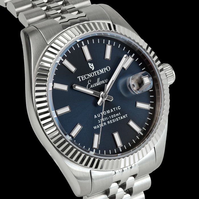 Tecnotempo - "Excellence" - Automatic - Limited Edition - - Ingen mindstepris - TT.100.EXBL (Blue) - Mænd - 2011-nu