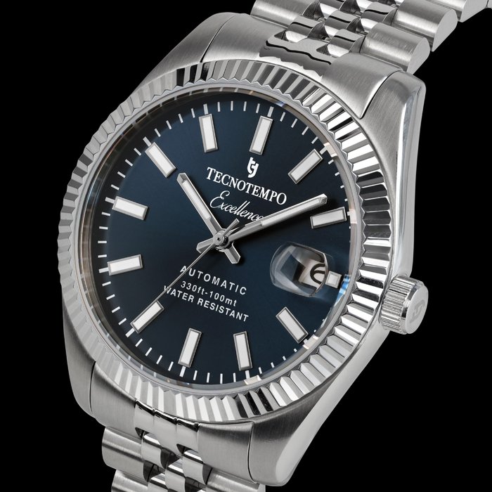 Tecnotempo - "Excellence" - Automatic - Limited Edition - - Ingen mindstepris - TT.100.EXBL (Blue) - Mænd - 2011-nu