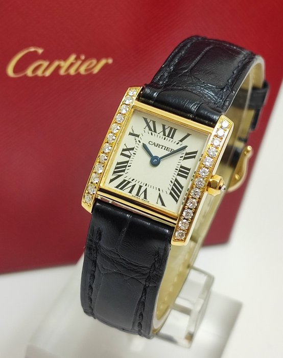 Cartier - Tank Française 18K (0,750) Gold - Ref. 2385 - Kvinder - 2000-2010