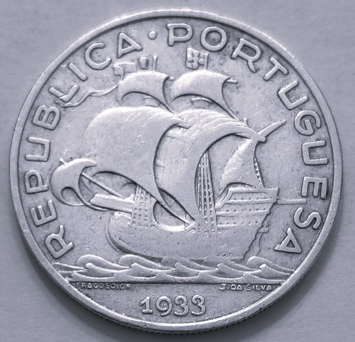 Portugal. Republic. 10 escudos - 1932 + 1933 (escassa) + 1934 + 1940 - 4 Moedas  (Ingen mindstepris)