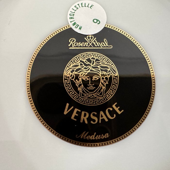 Rosenthal - Gianni Versace - Fad - Medusa Schälchen Quadratisch 12 cm - Porcelæn - Ny og i original emballage