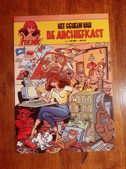 Franka - Het Geheim van de Archiefkast - 1 Comic relateret - Første udgave - 1989