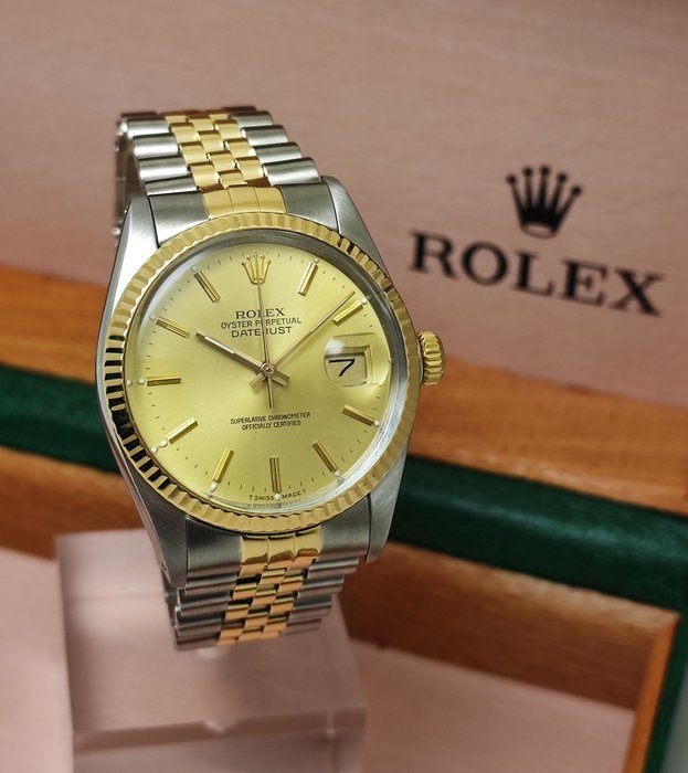 Rolex - Datejust 36 Gold/Steel - Ref. 16013 - Mænd - 1988