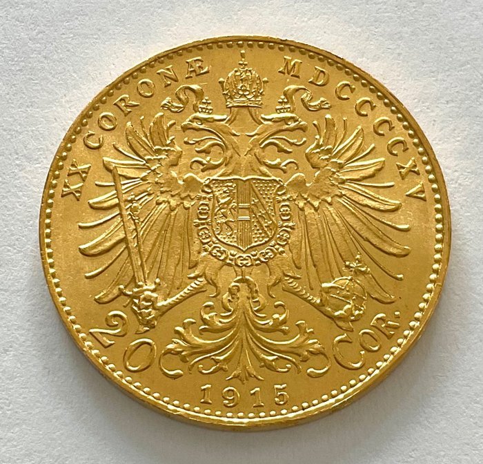 Østrig 20 Corona 1915 - Franz Joseph I (Neuprägung)