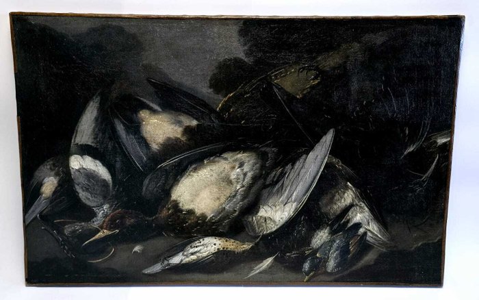 Joannes Fijt Antwerp (1611-1661), Circle of - Natura Morta con cacciagione